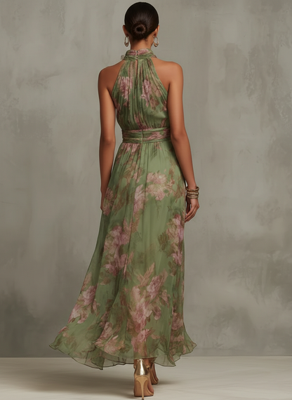 Livie | Maxikleid mit floralem Halter PortugalFlow-Lisboa